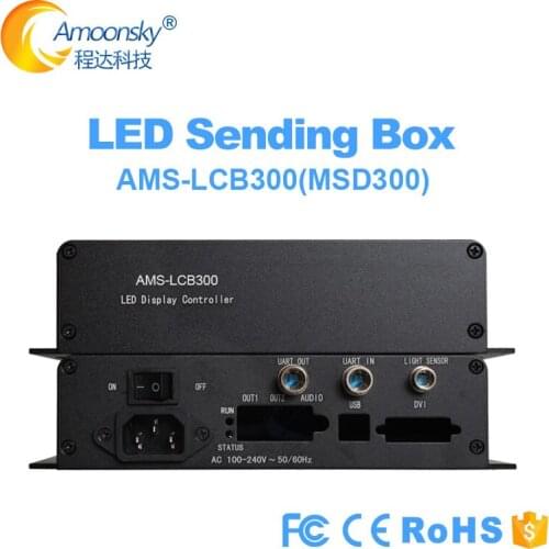 Low price led video display sender box LCB300 like colorlihgt sender box s2 for linsn ts802d nova msd300 led sending card
