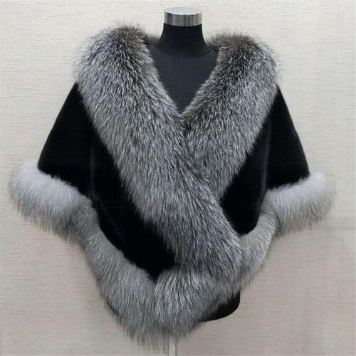 New Bridal Jacket Coat Faux Fur Women Wedding Shawl Evening Party Dress Big Wraps Fur Shoulder Capes Lady Fake Fur Cloak WZ1518