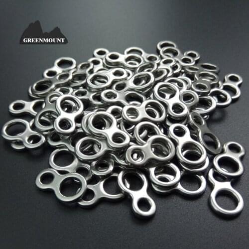 Wholesale M# fishing rings curve 8 loop fishing connector