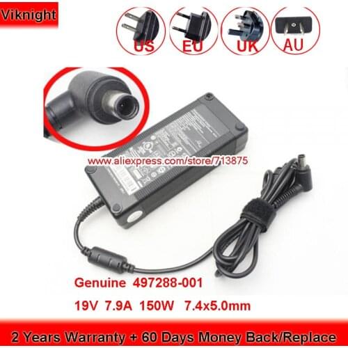 Genuine 150W 19V 7.9A 497288-001 AL192AAR AC Adapter for HP TOUCHSMART ALL IN ONEDX900 600-1050 310-1145UK 310 1020 610-1031F