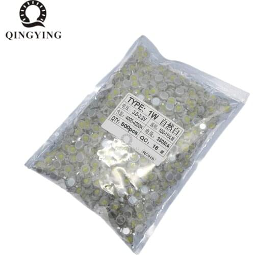 1000pcs 1W 3W LED Chip High Power Lamp SMD COB Diodes Warm Cold White Red Green Blue Yellow Full Spectrum Plant Grow Light Beads