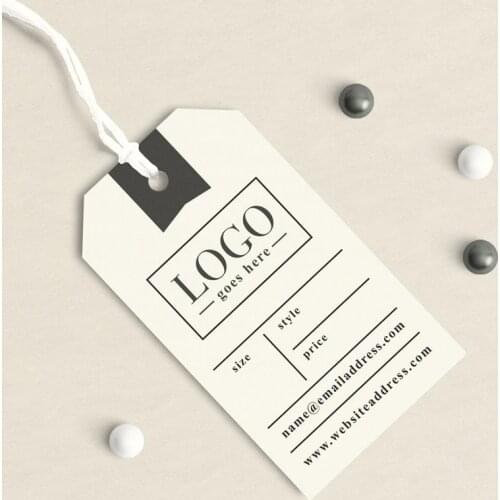 Your Logo Custom Clothing Labels Clothing Tags Customized Hang Tags Custom Price Tag Thank You