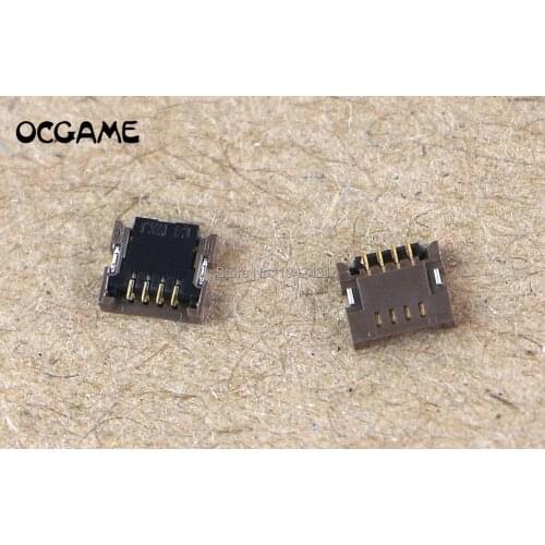 OCGAME 6pcs Backlit socket lcd screen socket jack connector for 2ds 3ds nds ndsl for Nintendo serial sreen display socket