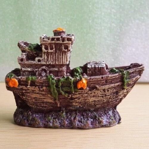 Fish Tank Cave Decoration High Quality Resin Door Aquarium Decoration Shrimp Ceramic Rock Cave Decoration Fish Hiding Place