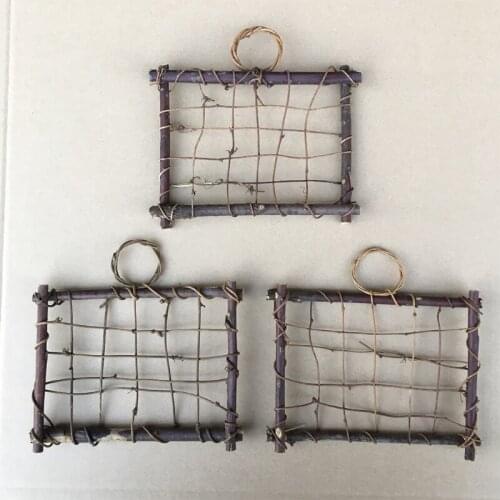 Rustic Style Air Plant Frame Holder Air Plant Rattan Frame Tillandsia Holder 124E