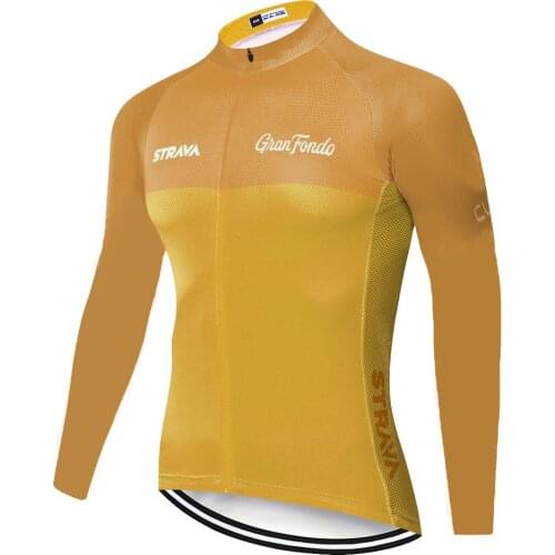 New pro team Strava jersey cycling 2020 summer spring maillot ciclismo hombre Outdoor breathable long sleeve Bike jersey