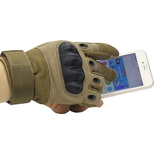 Outdoor Sports Gloves Mens Touch Screen Mountaineering Cycling Training Non-slip Combat Special Forces Army Fan Tactical Gloves