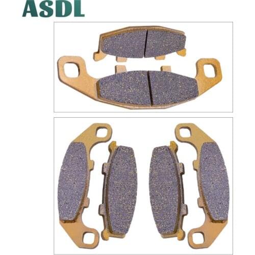 Motorcycle Front and Rear Brake Pads For Kawasaki GPX 400 R R (ZX 400 F1) 1987 GPZ 400 R R D4 1988 #c