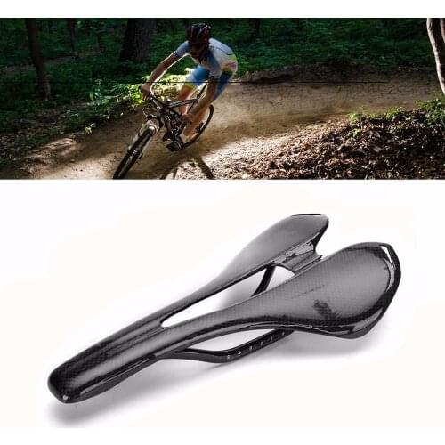 Ultralight Full Carbon Fiber MTB Road Bike Bicycle Cycling Comfort Saddle Seat
