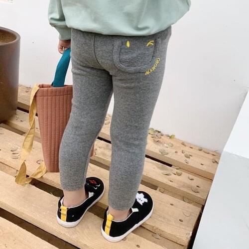 Girls spring autumn elastic Leggings pants trousers Children baby kids girls cotton casual lovely tight girls Leggings P4 100