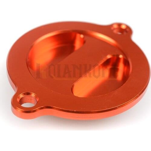 High Quaity Motorcycle Accessories CNC Engine Oil Filter Cover Cap for 125 200 390 2012-2018