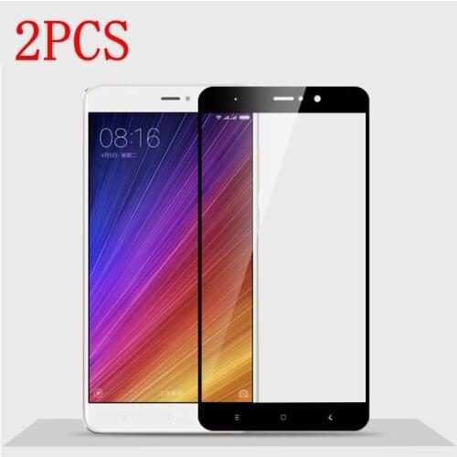 2PCS Full Cover Tempered Glass For Xiaomi Mi5s Plus Screen Protector protective film For Xiaomi Mi 5s Plus glass
