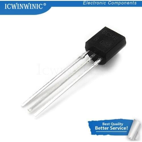 100piece BC548B BC548 TO-92 TO92 548B triode transistor New original In Stock