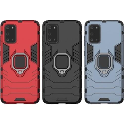 30pcs Magnet Suction Armor Hard Case Kickstand Cover Shockproof Stand For Samsung Galaxy A02S A02 A12 A22 A32 A42 A52 A72 A82