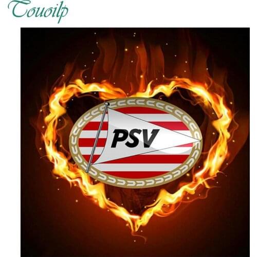 Football "PSV" logo 5d diy diamond embroidery, full diamond painting, diamond cross stitch mosaic, needlework 2018 new hot