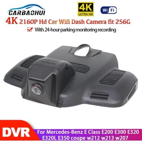 Car Wifi DVR Camera Dash Cam 24H HD 2160P Night Vision For Mercedes-Benz E Class E200 E300 E320 E320L E350 coupe w212 w213 w207