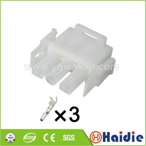 Free shipping 5sets 3pin auto waterproof round wire harness cable male connector 794901-1