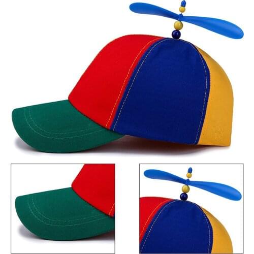 Fashion Colorful Bamboo Dragonfly Patchwork baseball cap Adult Helicopter Propeller funny Adventure dad hat Snapback hat