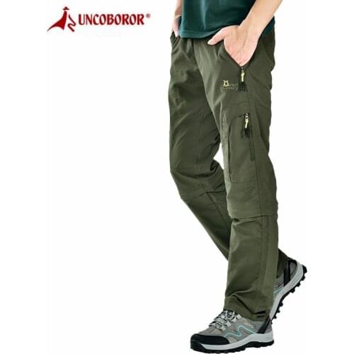 Summer Removable Quick Dry Casual Pants Men Spring Elastic Breathable Lightweight Trousers Army Military Waterproof Cargo Pants
