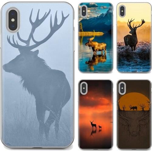Cases For Xiaomi Mi A1 A2 A3 5X 6X 8 9 9T 10 10T 11 Lite SE Pro The Sunset wild deer