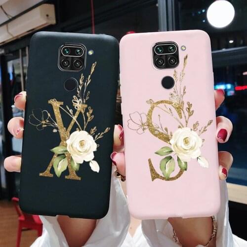 For Xiaomi Redmi Note 9 Case Cute Letters Soft Silicone Phone Back Cover Case For Xiaomi Note 9 Redmi 10X 10 X Redmi10X 4G Cases