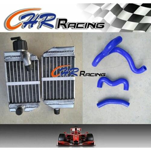 CHR FOR 50 SX/SX MINI/SXS 50cc/ 49cc Aluminum Radiator & Silicone Hose 2012-2017