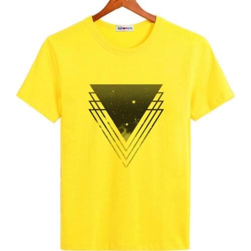 BGtomato geometric printing tshirt personality streetwear new style men t shirt casual white t shirt harajuku shirt