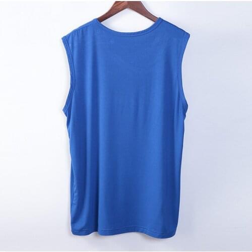 Cotton Sleeveless Casual Men O-Neck Tank Tops Summer Male loose Undershirt Fitness Vest Large size 2XL-7XL Men Workout Vest