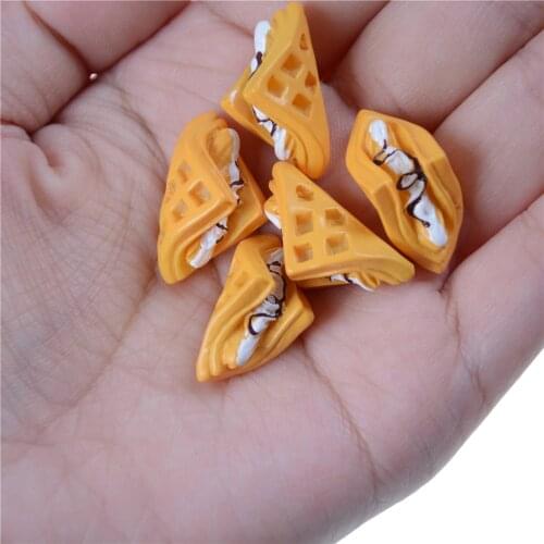 5pcs/set Kids Kithen Toys Simulation Mini Cake Dollhouse Miniature Food Scene Model Resin Cake Model