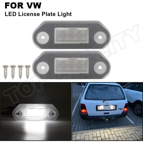 For Skoda Octavia 1 1U2 Combi 1U5 Golf 3 Variant 1H5 Jetta Vento 1H2 Gol 2 LED Number License Plate Light Lamp OEM No 5884920