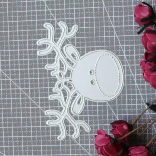 Metal Cutting Dies Cut Die Animal Deer Christmas Mold Scrapbook Paper Craft Knife Mould Blade Punch Stencils