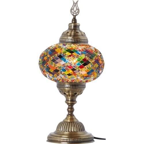Demmex Desktop Mosaic Desk Lampshade Night light Decor Lamp