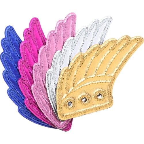 1Pair PU Shoe DIY Accessories Bats Glitter Black Shoe Wings Ornament Show Halloween Party Fun Skate Shoes DIY Decorations