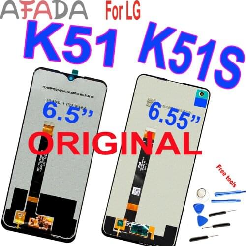 Original 6.5" For LG K51 K51S LCD Display Touch Screen Digitizer Assembly Replacement For LG Q51 LM-Q510N LMK510EMW LM-K510EMW