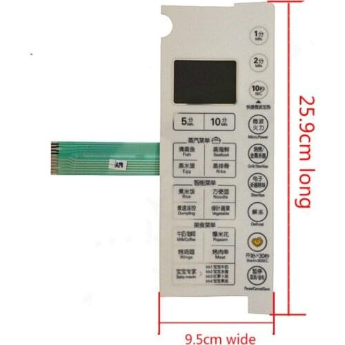 Applicable to the Midea microwave oven EG923KX1-NAH EGXCCX1-S1-K panel switch Membrane switch brand new panel