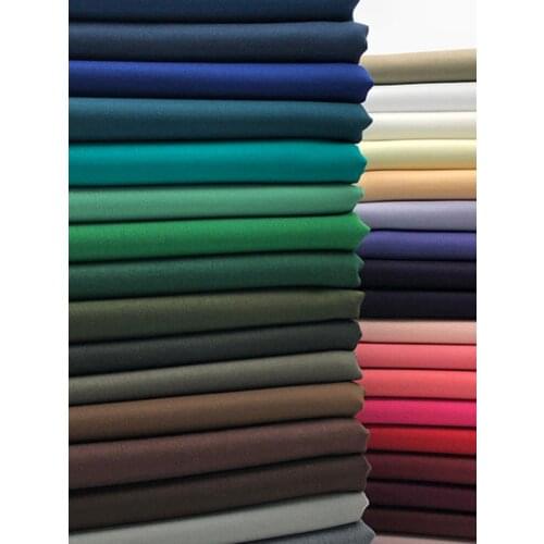 Width 59'' Worsted Elastic Free Solid Color Soft Suit Fabric By The Half Yard For Waistcoat Pants Skirt Material