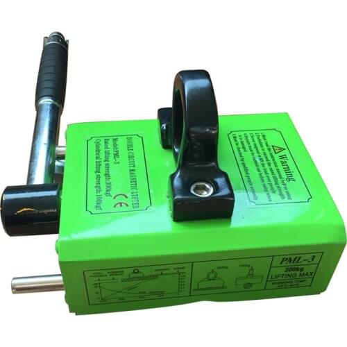 Permanent magnet thin plate suction cup 300kg-1T ton dual magnetic circuit permanent magnet jack super strong magnetic for steel