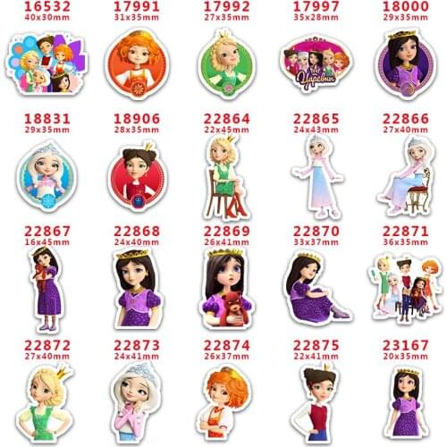 DIY Craft Supplies Sewing Accessories Cartoon Printed Planar Resins Mold 30 Pieces. PR-16532-23167