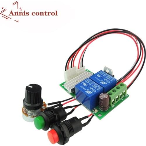 PWM 12v DC Speed 6V12V24V Switch Electric Push Rod Motor Controller Button voltage regulator 220v