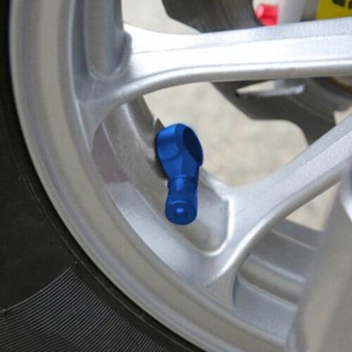 Blue Valve Stems Replacement Tubeless 2pcs Motorcycle Accessories Useful