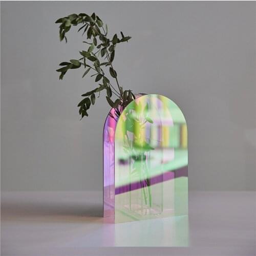 Vases Nordic Home Decor Arcylic Modern Flower Pot Living Room Accessories для домашнего интерьера статуэтки для интерьера