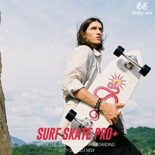 Sixty-six Surf Skateboard No Stirrup Surf Ski Training Funky Series Slide 66 Land Surfboard Carving Pumping Board