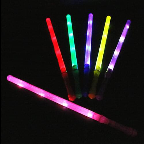 20pcs Glow Sticks Led Toys Led Stick Party Festival Decoration Best Gift Luminous Fluorescent Sticks Colorful Flashing Toy 48cm