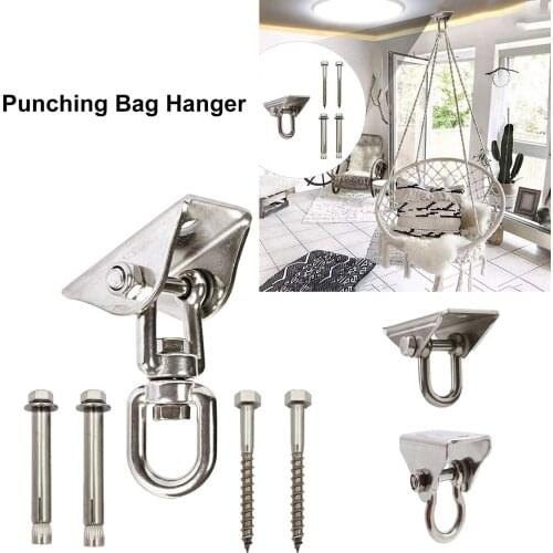 Stainless Steel Swing Mount Heavy Suspension Bracket Hammock Mount Ceiling Hook Anchor Hanger For Gym Aerial Yoga ​Hanging Kit