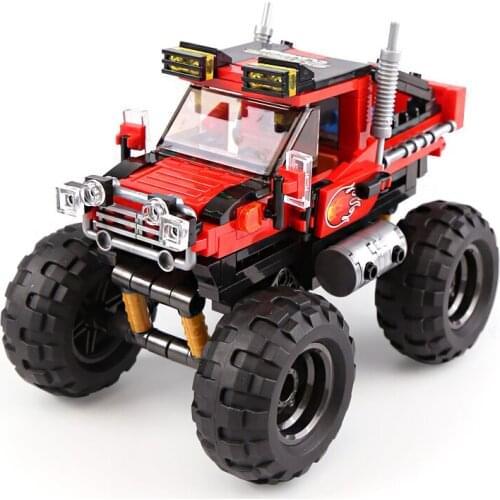 The Offroad Technic XingBao 03025 Vehicle Super Big Foot Car Truck Building Blocks Bricks Toys with Figure Car