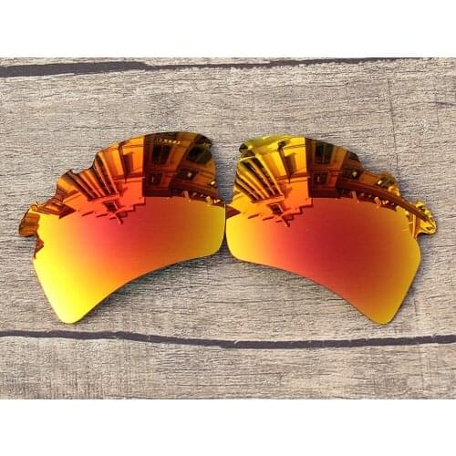 Vonxyz Ruby Mirror Polycarbonate Replacement Lenses for-Oakley Flak 2.0 XL Vented Frame