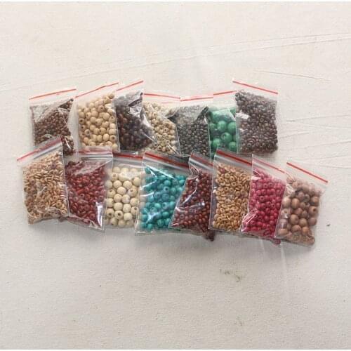 Hand-Made Natural Wood Tooth Ball Jewelry with 30g Processed Wood Ball and FlatBall