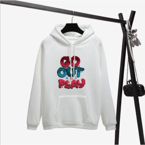 Winter Jacket Loose Hoodie Womens Sweatshirt Letters Series Picture Harajuku Pullover Office Womens Feminino Clothes