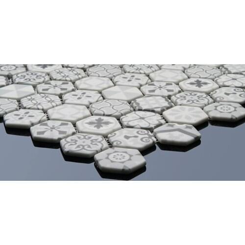 B and q mosaic tiles FBDJ 92