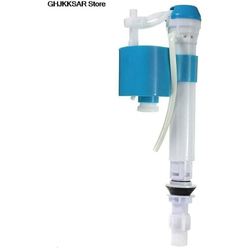 1PC Blue+White Toilet Push Button Fill Valve Dual Flush Cistern Syphon Bathroom Accessories High Quality